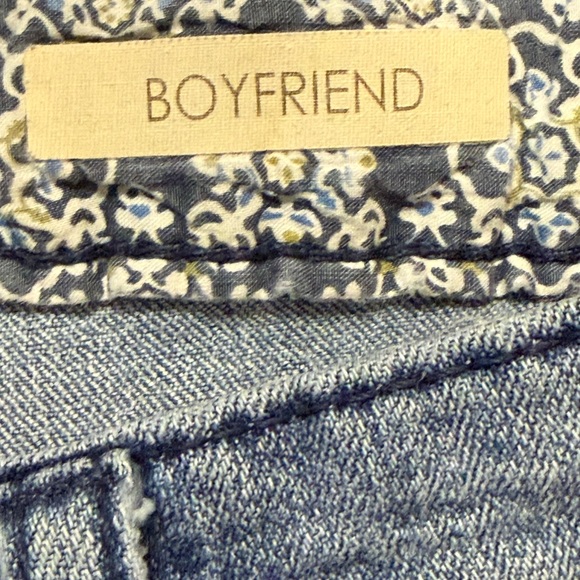 Vintage America Light Blue Jeans with Red Floral Embroidery - Picture 12 of 15